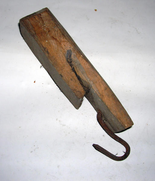 Gancio di legno